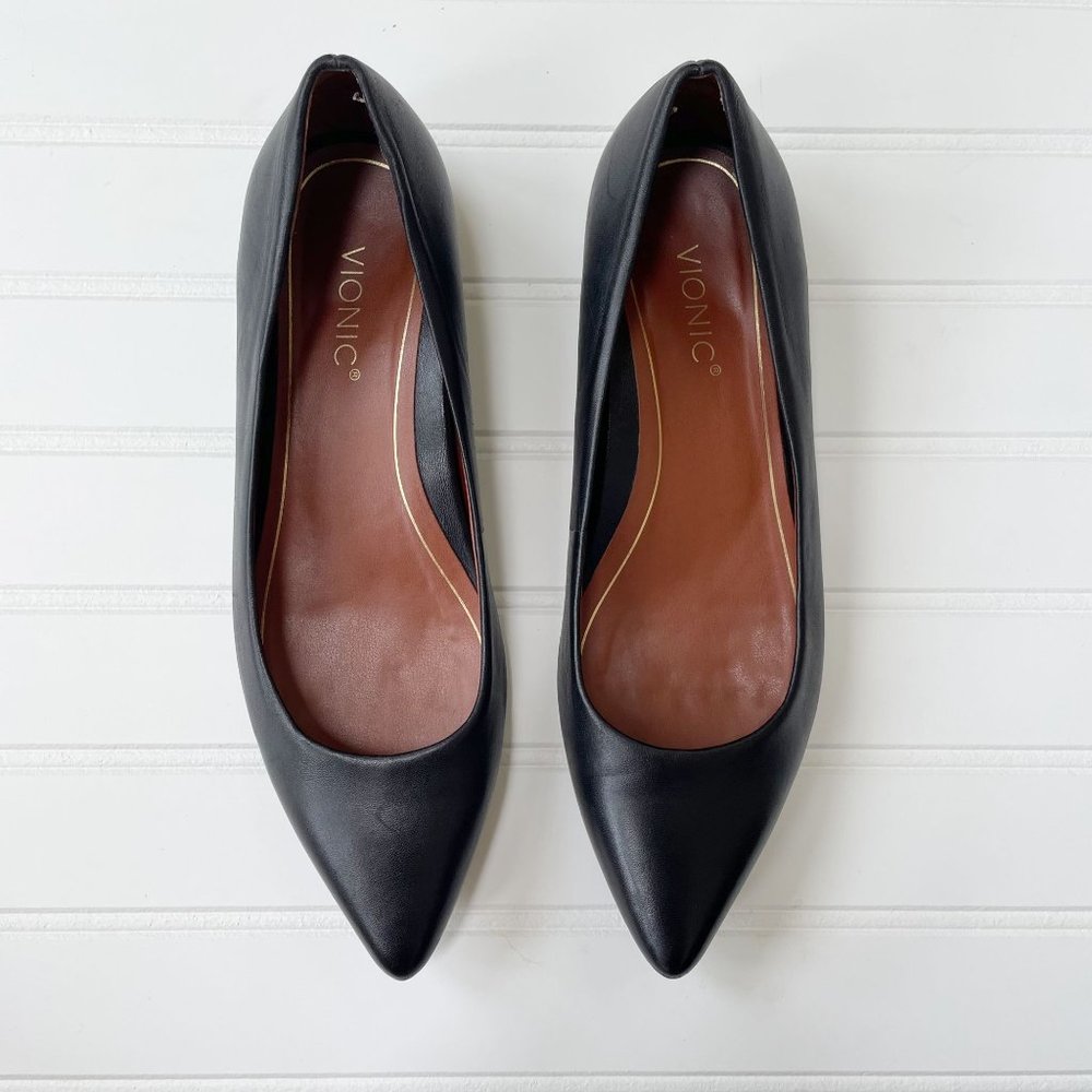 Vionic Shoes Flats Lena Napa Leather Ballet